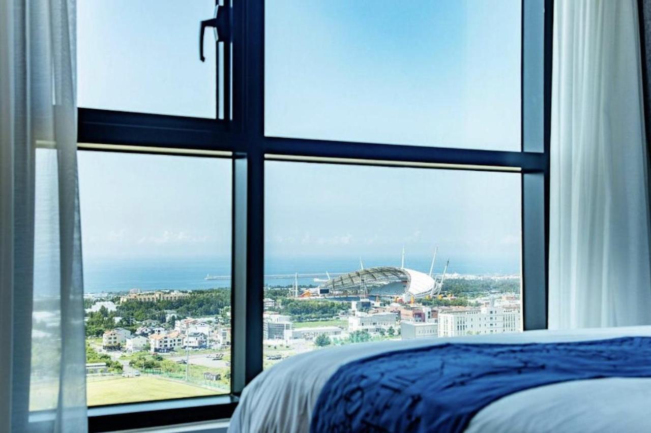 Jeju Pureun Hotel Szogüpho Kültér fotó